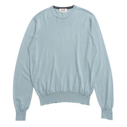 Hermes Sweater Knit Blue Gray Type Mens S