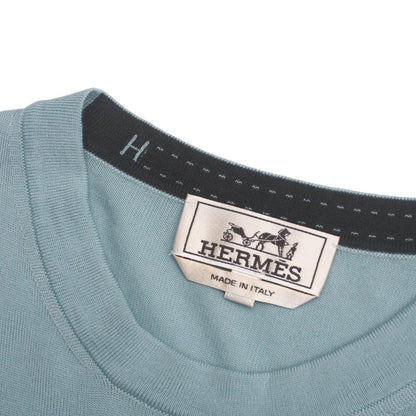 Hermes Sweater Knit Blue Gray Type Mens S