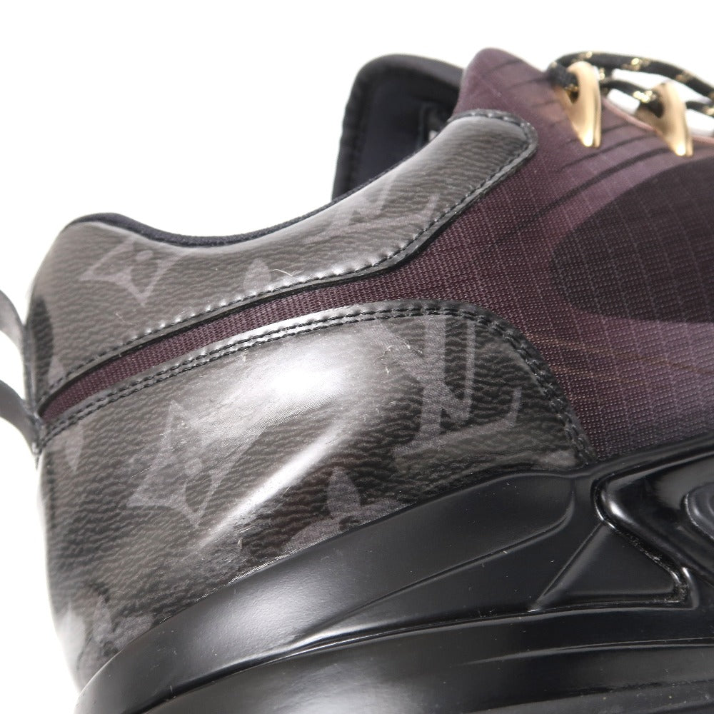 Louis Vuitton Sneakers Aefc Px Enamel Black Brown Gray Gold Go1128 Mens 9