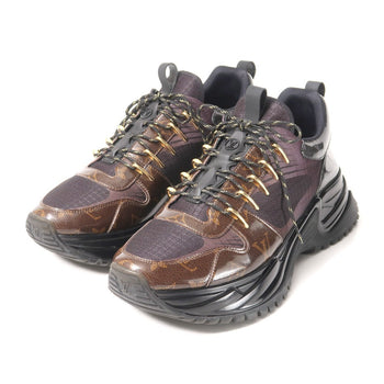 Louis Vuitton Sneakers Aefc Px Enamel Black Brown Gray Gold Go1128 Mens 9