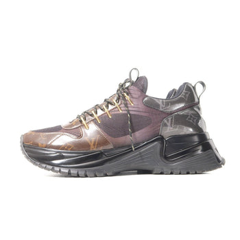Louis Vuitton Sneakers Aefc Px Enamel Black Brown Gray Gold Go1128 Mens 9