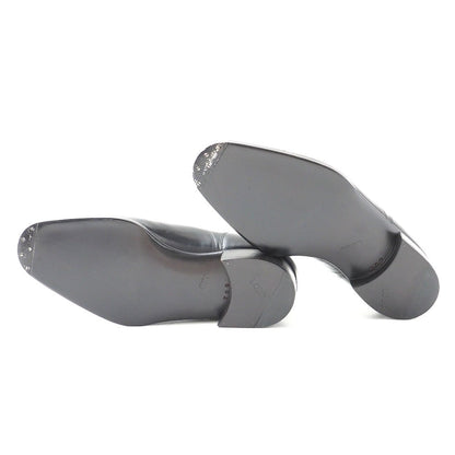 John Lobb Dress Shoes Leather Black Mens 709