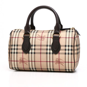 Burberry Handbag 3460094 Pvc Beige Black White Red Women