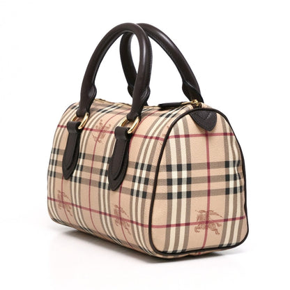 Burberry Handbag 3460094 Pvc Beige Black White Red Women