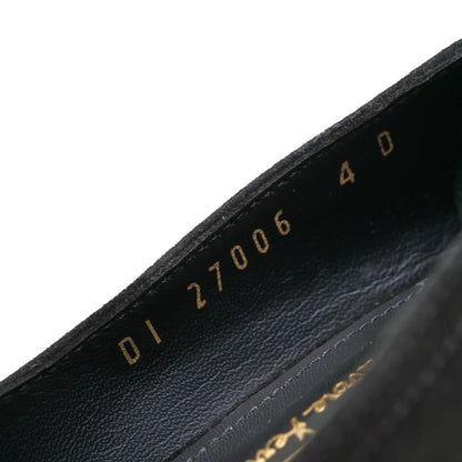 Salvatore Ferragamo Pumps Nubuck Leather Black Women 4D