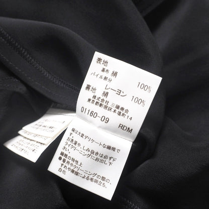 Burberry One Piece Silk Black Type Fm061-759-09 Boys 36