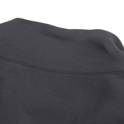 Chanel Blouse Silk Black D-Tk-9064 Women 42