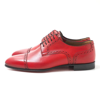 Christian Louboutin Dress Shoes Leather Red Type Mens 39 1/2