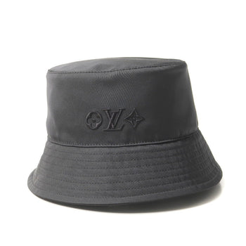 Louis Vuitton Hat M7928M Polyester Black Bucket Hat, Lv Move Reversible Women(Unisex) S