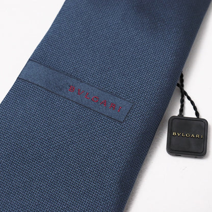 Bvlgari Tie Silk Blue Type Mens