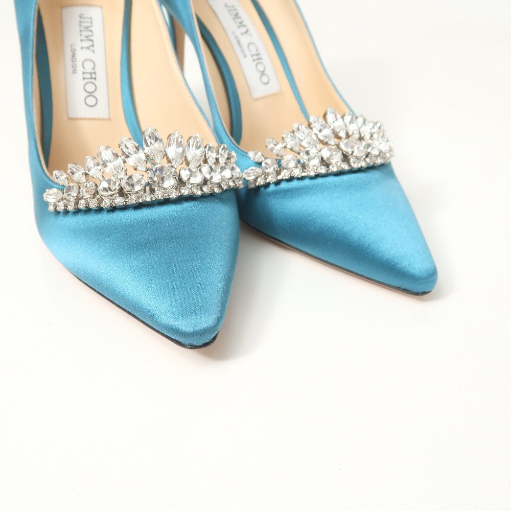 Jimmy Choo Pumps Satin Light Blue Type Women 36
