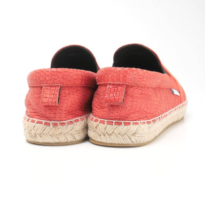 Jimmy Choo Slip-On Leather Red Type Mens 41