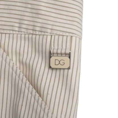 Dolce&Gabbana Wide Pants Cotton Ivorytype G3Rjct Mens 48