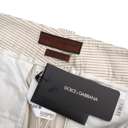 Dolce&Gabbana Wide Pants Cotton Ivorytype G3Rjct Mens 48
