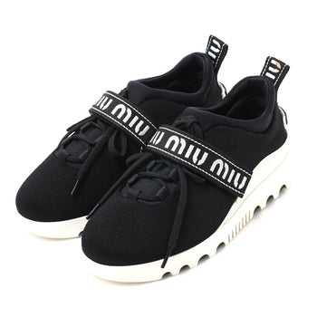 Miumiu Sneakers Rubber Sole Two-Tone (Black) Maglia Maria Women 35 1/2