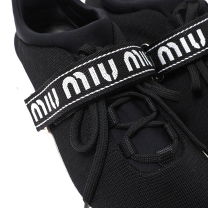 Miumiu Sneakers Rubber Sole Two-Tone (Black) Maglia Maria Women 35 1/2