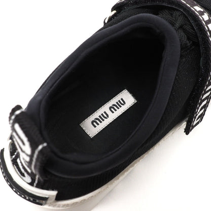 Miumiu Sneakers Rubber Sole Two-Tone (Black) Maglia Maria Women 35 1/2