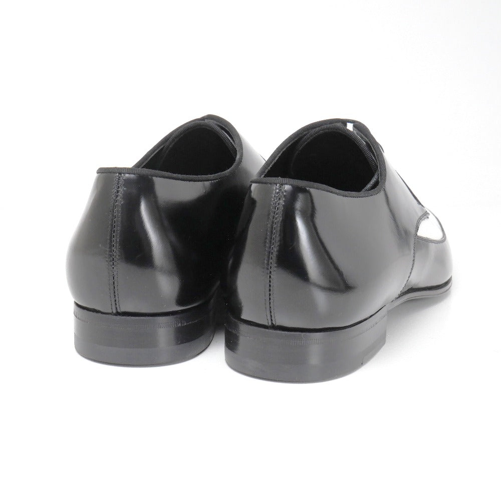 Saint Laurent Paris Dress Shoes Genuine Leather White X Black 315205 Mens 42