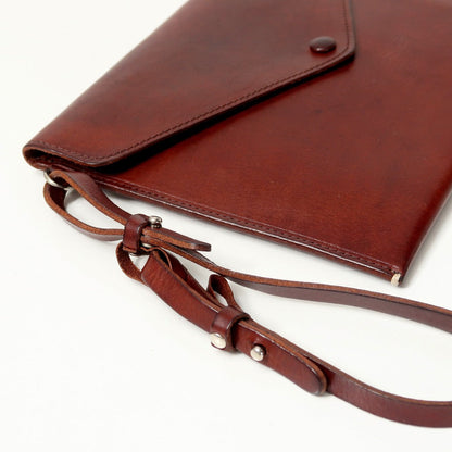 Arts&Science Pouch Genuine Leather Brown Unisex(Unisex)