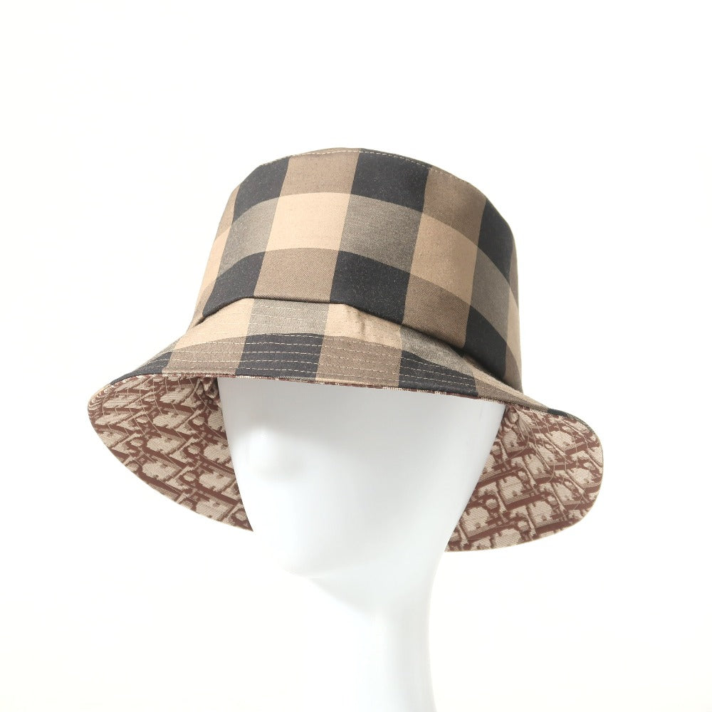 Christian Dior Hat 04Che923I142 55% Polyester, 43% Cotton, 2% Polyurethane Multicolor Reversible
