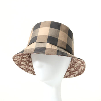 Christian Dior Hat 04Che923I142 55% Polyester, 43% Cotton, 2% Polyurethane Multicolor Reversible