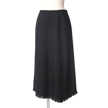 Burberry Skirt Wool Black Fx072-758 Women 38