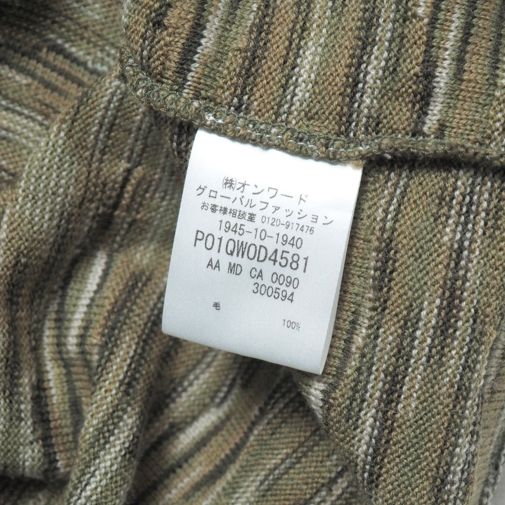 Missoni Poncho Wool Green Type White P01Qw0D4581 Women Free