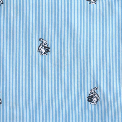 Gucci Long Sleeve Shirt Cotton Blue White Cambidge Cambridge 474002 Z381C Mens 40