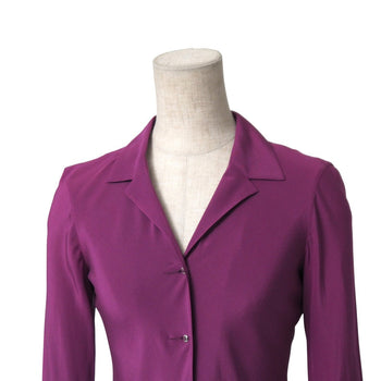 Louis Vuitton Blouse Silk Purple Type Women 36