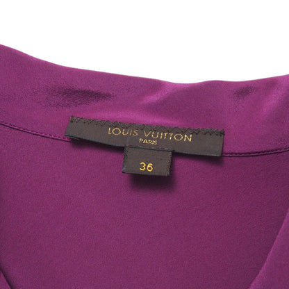 Louis Vuitton Blouse Silk Purple Type Women 36