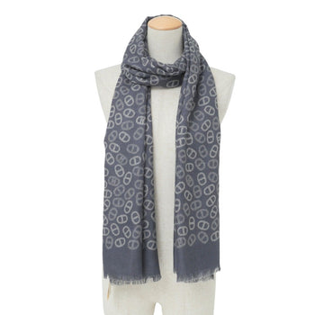Hermes Stall Cashmere Navy Type Gray 702705T 06
