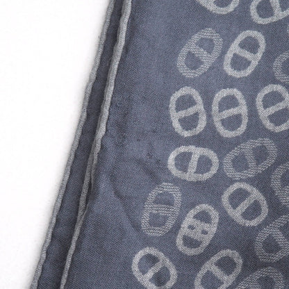 Hermes Stall Cashmere Navy Type Gray 702705T 06