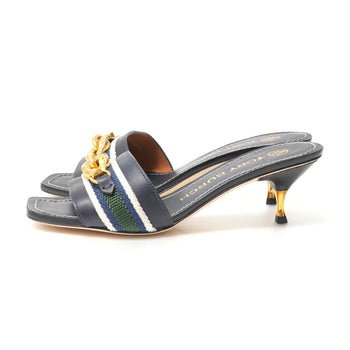Tory Burch Sandals Jessa 55Mm Sandal Calfskin Navy 64659 7M