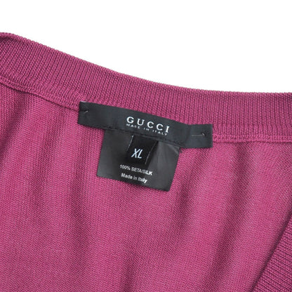 Gucci Knit Silk Purple Type 170999 Xl