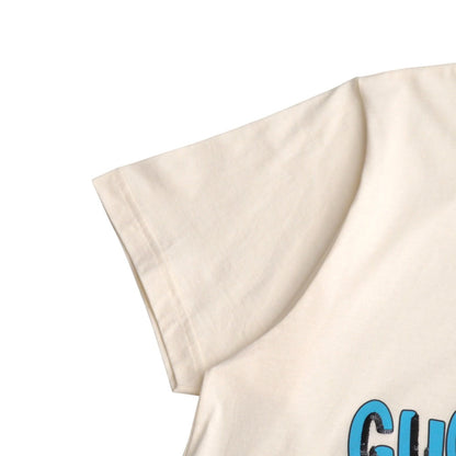 Gucci Short Sleeve T-Shirt Cotton Ivory Type Blue Green Red Black 539081 Xja2J Xs