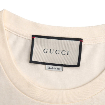 Gucci Short Sleeve T-Shirt Cotton Ivory Type Blue Green Red Black 539081 Xja2J Xs
