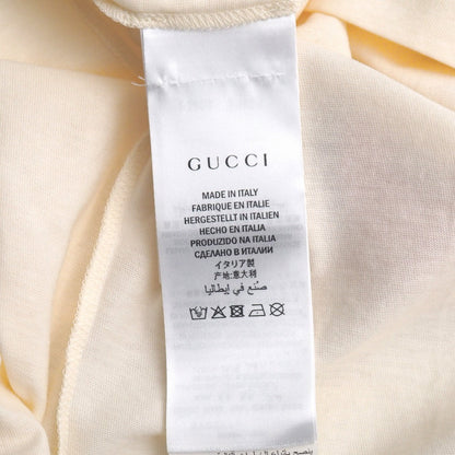 Gucci Short Sleeve T-Shirt Cotton Ivory Type Blue Green Red Black 539081 Xja2J Xs
