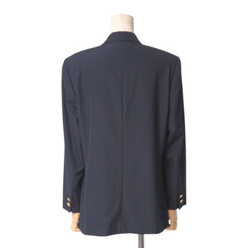 Christian Dior Tailored Jacket Wool Navy Gold Z0A0102 M