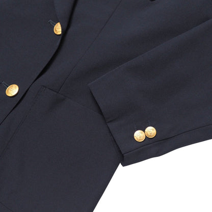 Christian Dior Tailored Jacket Wool Navy Gold Z0A0102 M