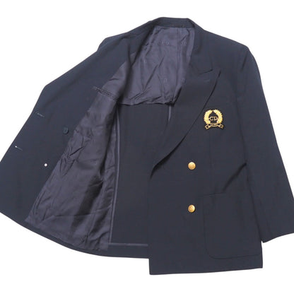 Christian Dior Tailored Jacket Wool Navy Gold Z0A0102 M