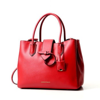 Emporio Armani Tote Bag Leather Red Type Y3D108Ydw3A80019
