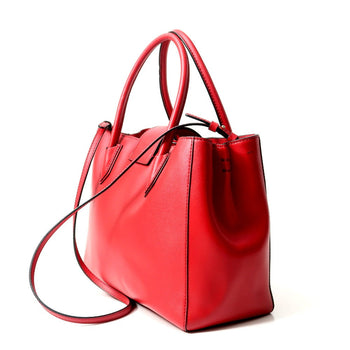 Emporio Armani Tote Bag Leather Red Type Y3D108Ydw3A80019