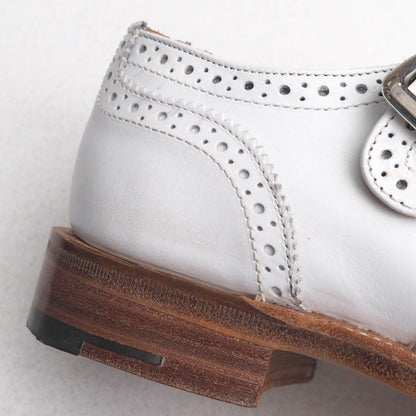 Tricker'S Dress Shoes L6011 Leather White Mary Jane 4 1/2