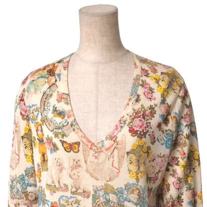 Christian Dior Knit Wool Ivory Type Beige Type 5A13055211 38