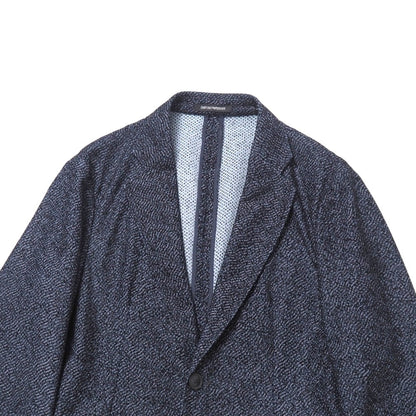 Emporio Armani Tailored Jacket 77% Polyester, 23% Elastane Navy Type Black Gray 1G870 1426 46