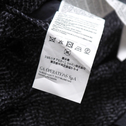 Emporio Armani Tailored Jacket 77% Polyester, 23% Elastane Navy Type Black Gray 1G870 1426 46