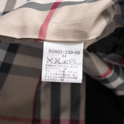 Burberry Stainless Collar Coat Cotton Black Type B2A03-330-09 44