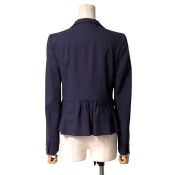 Salvatore Ferragamo Tailored Jacket Rayon Purple Type 40
