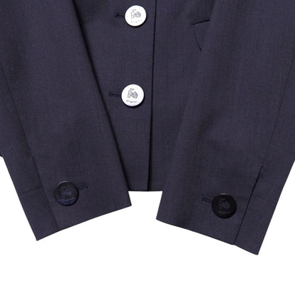 Salvatore Ferragamo Tailored Jacket Rayon Purple Type 40
