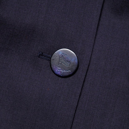 Salvatore Ferragamo Tailored Jacket Rayon Purple Type 40